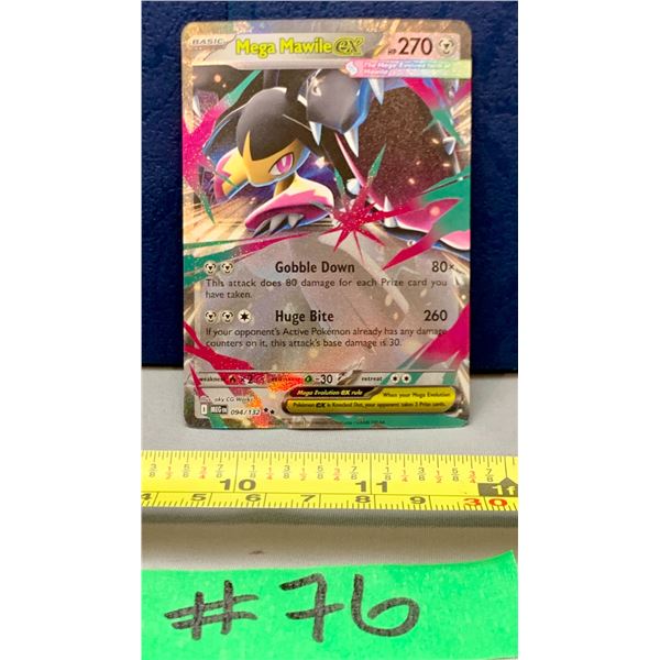 Pokemon MEGA Mawile EX #094/132 1/2 Art Holo Card MINT!