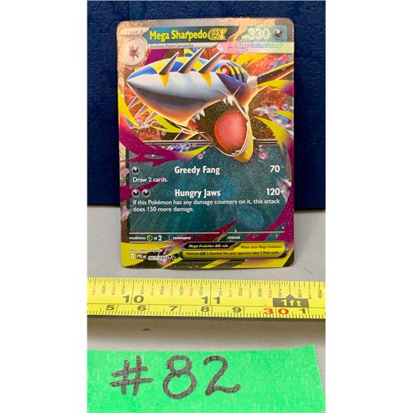 Pokemon MEGA Sharpedo EX #061/094 1/2 Art Holo Card MINT!