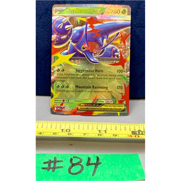 Pokemon MEGA Heracross EX #004/094 1/2 Art Holo Card MINT!