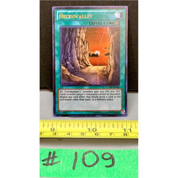 Yu-Gi-Oh Necrovalley Rare Holo Card