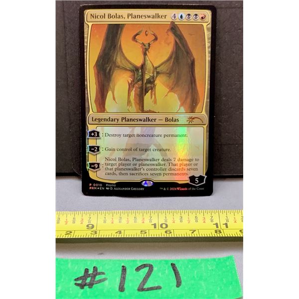 MTG Magic the Gathering Final Fantasy Nicol Bolas, Planeswalker Rare Holo Promo Card
