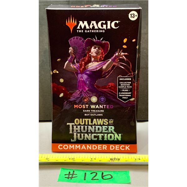 MTG Magic the Gathering Outlaws of Thunder Junction SEALED Commander Deck With Bonus!