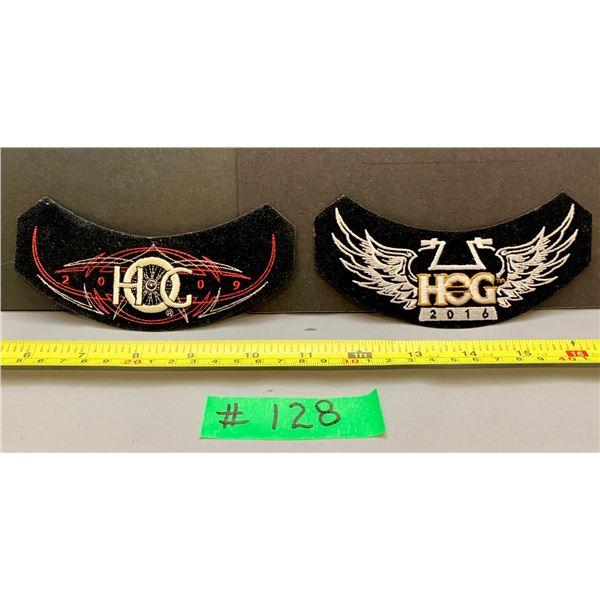 2 x Rare HOG (Harley Davidson Owners Group) 2009 & 2016 New Wing Patches