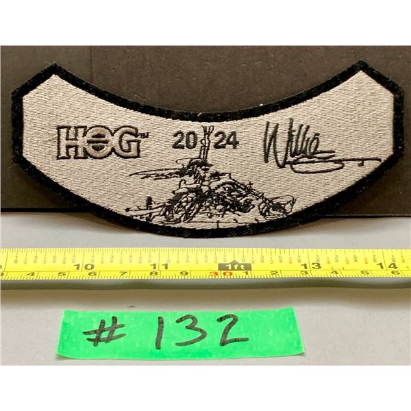 Very Rare HOG (Harley Davidson Owners Group) 2024 New "Willie G" Motif Wing Patch