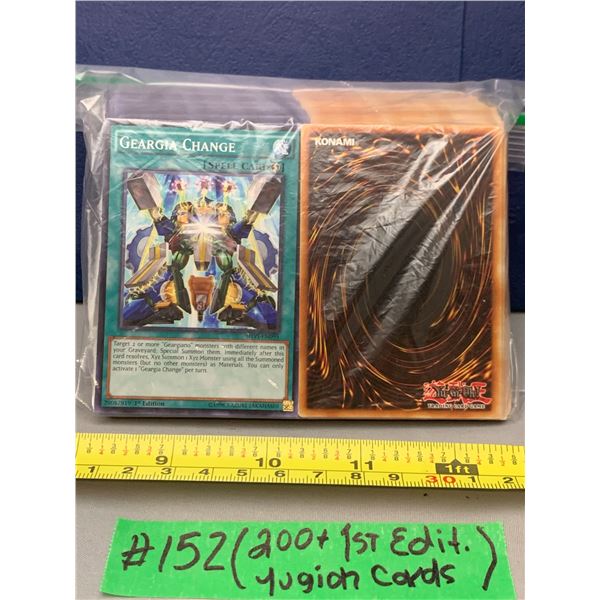 Yu-Gi-Oh Lot of 200+ Cards 1st Editions Mint