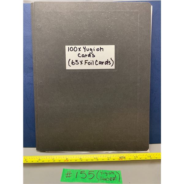 Yu-Gi-Oh 9 Custom Built Folder with 100 Cards including 65 x Holo Cards / Some 1st Edition Cards
