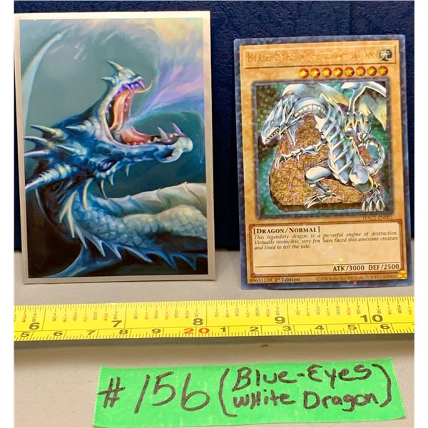 Yu-Gi-Oh Ultra-Rare Blue-Eyes White Dragon Star Foil 1st Edition Card MINT!