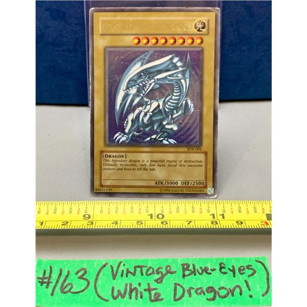 Yu-Gi-Oh Ultra-Rare SDK-001 Blue-Eyes White Dragon Holo Foil Kaiba Unlimited Edition Card MP / HP