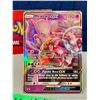 Image 2 : Pokemon RARE MEWTWO GX Black Star Promo SM196 Holo Shiny LP Card!