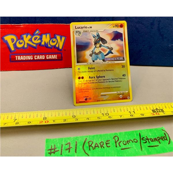 Pokemon Rare Vintage Stamped Diamond & Pearl 2007 Lucario #6/130 LP
