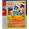 Image 2 : Pokemon Rare Vintage Stamped Diamond & Pearl 2007 Lucario #6/130 LP