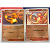 Image 2 : Pokemon 2 x Phantasmal Flames Reverse Holo Charmander & Charmeleon Cards Both Mint!