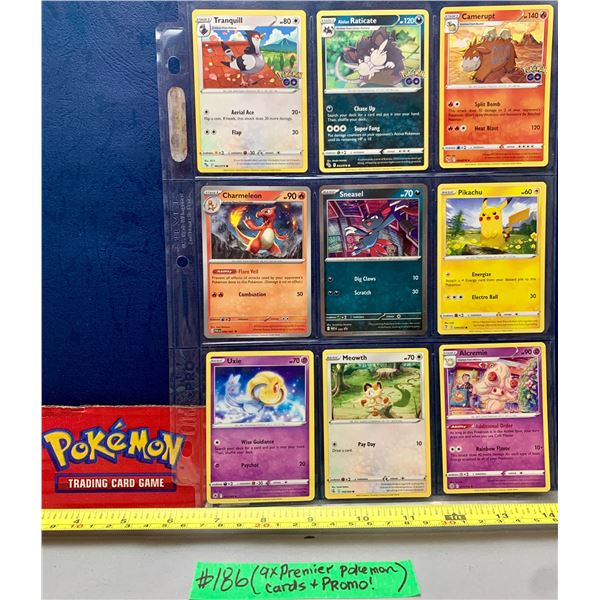 Pokemon 9 x Cards From Mixed Sets All New MINT Featuring Sneasel Cosmos Holo Promo #020 MINT!