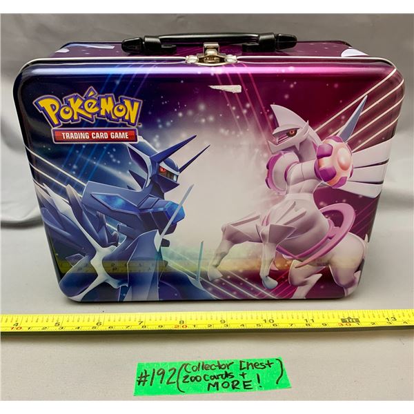 Pokemon Dialga & Palkia 2022 Fall Collectors Chest Filled with 200+ Cards & Lots of Bonus Swag!