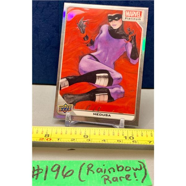MARVEL Platinum Medusa Rare Rainbow #40 Holo Card