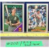 Image 1 : MLB Baseball Card - 2 x Vintage Mark McGuire Including Rookie Card