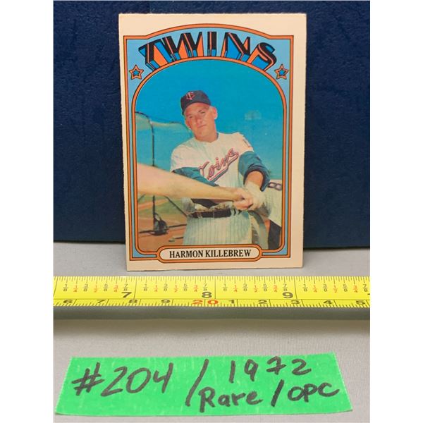 MLB Baseball Card - 1972 OPC Vintage Harmon Killebrew #51 HOF