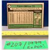 Image 2 : MLB Baseball Card - 1979 OPC Vintage Bill Lee Expos #237
