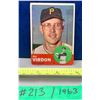 Image 1 : MLB Baseball Card - 1963 Vintage Bill Virdon #55