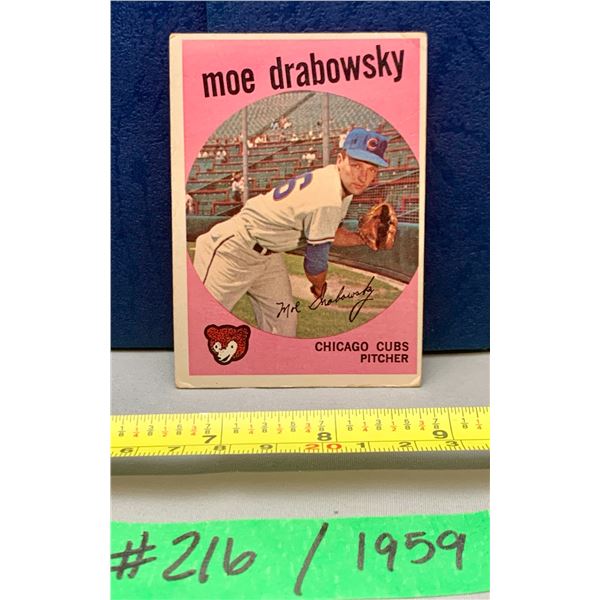 MLB Baseball Card - 1959 Vintage Moe Drabowsky #407