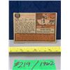 Image 2 : MLB Baseball Card - 1962 Vintage Bill Virdon #415