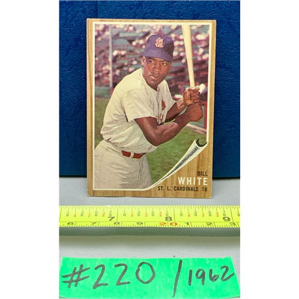 MLB Baseball Card - 1962 Vintage Bill White #14