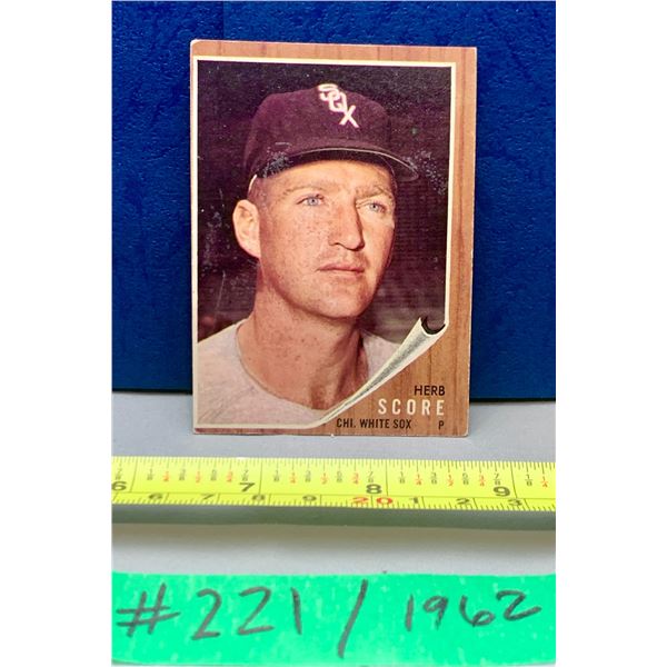 MLB Baseball Card - 1962 Vintage Herb Score #116
