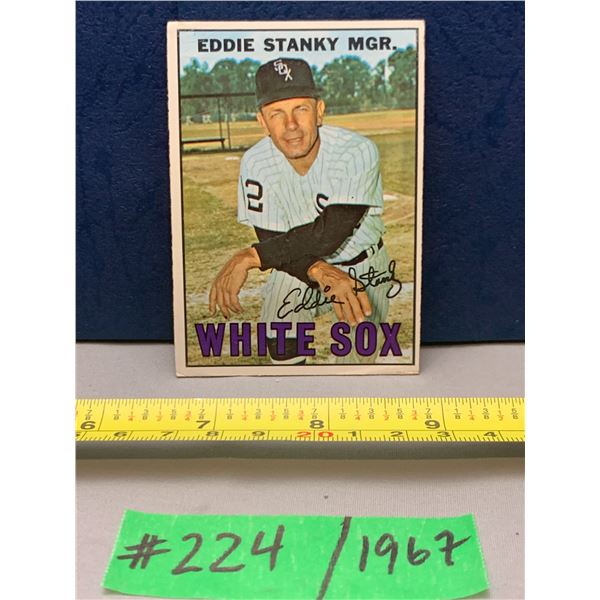 MLB Baseball Card - 1967 Vintage Eddie Stanky #81