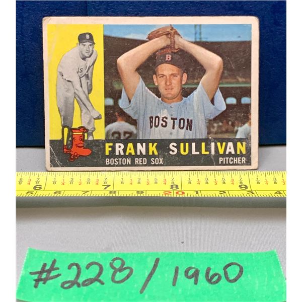 MLB Baseball Card - 1960 Vintage Frank Sullivan #280