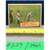 Image 1 : MLB Baseball Card - 1961 Vintage Hornsby N.L. .424 Batting Average! Rare Card!