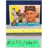 Image 1 : MLB Baseball Card - 1960 Vintage Danny Kravitz #238 Nice!