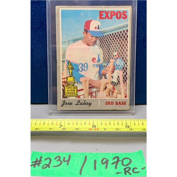 MLB Baseball Card - 1970 Vintage Jose Laboy Rookie Card Expos Rare!