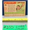 Image 2 : MLB Baseball Card - 1955 Vintage Bill Tremel #52 Mint!