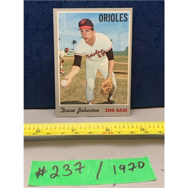 MLB Baseball Card - 1970 Vintage Dave Johnson #45