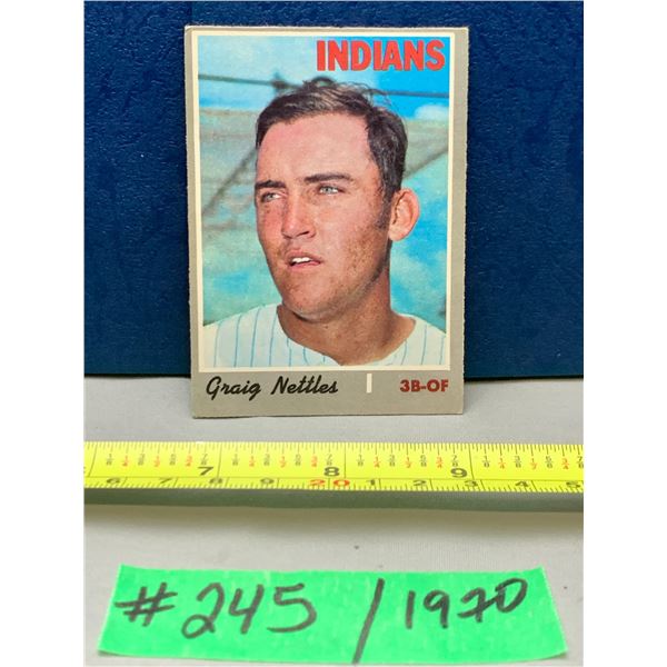 MLB Baseball Card - 1970 Vintage Craig Nettles #491