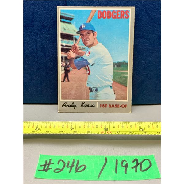 MLB Baseball Card - 1970 Vintage Andy Kosco #535