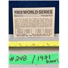 Image 2 : MLB Baseball Card - 1971 Vintage Rare World Series Fleer Cards All Mint!