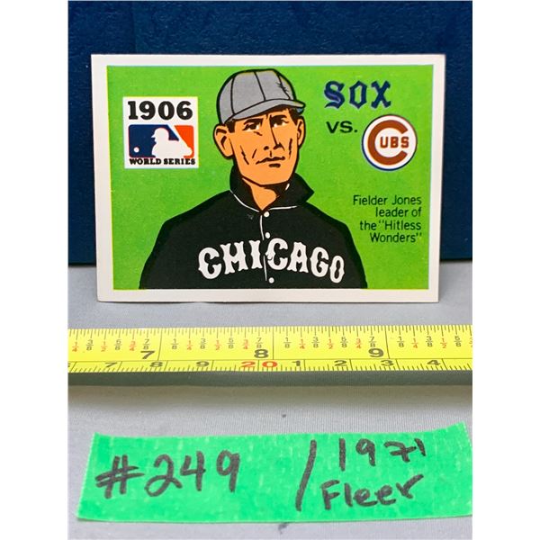 MLB Baseball Card - 1971 Vintage Rare World Series Fleer Cards All Mint!