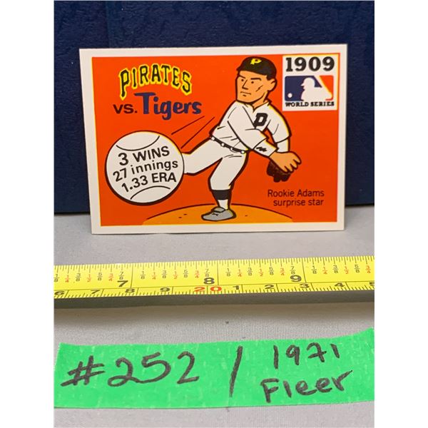 MLB Baseball Card - 1971 Vintage Rare World Series Fleer Cards All Mint!
