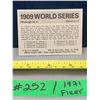 Image 2 : MLB Baseball Card - 1971 Vintage Rare World Series Fleer Cards All Mint!