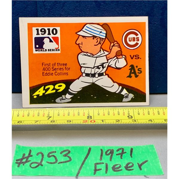 MLB Baseball Card - 1971 Vintage Rare World Series Fleer Cards All Mint!