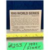 Image 2 : MLB Baseball Card - 1971 Vintage Rare World Series Fleer Cards All Mint!