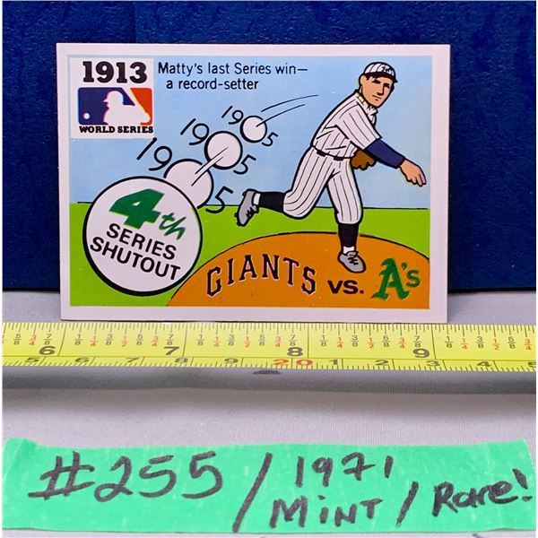 MLB Baseball Card - 1971 Vintage Rare World Series Fleer Cards All Mint!