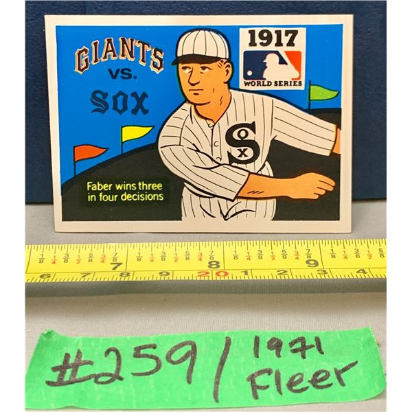 MLB Baseball Card - 1971 Vintage Rare World Series Fleer Cards All Mint!