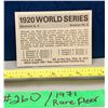 Image 2 : MLB Baseball Card - 1971 Vintage Rare World Series Fleer Cards All Mint!
