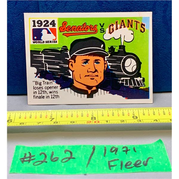 MLB Baseball Card - 1971 Vintage Rare World Series Fleer Cards All Mint!