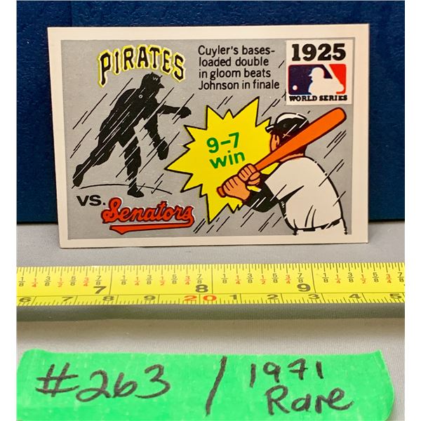 MLB Baseball Card - 1971 Vintage Rare World Series Fleer Cards All Mint!