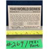 Image 2 : MLB Baseball Card - 1971 Vintage Rare World Series Fleer Cards All Mint!