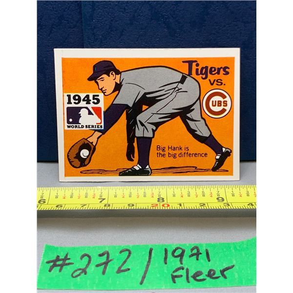 MLB Baseball Card - 1971 Vintage Rare World Series Fleer Cards All Mint!