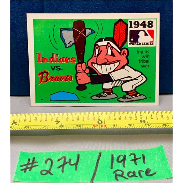 MLB Baseball Card - 1971 Vintage Rare World Series Fleer Cards All Mint!